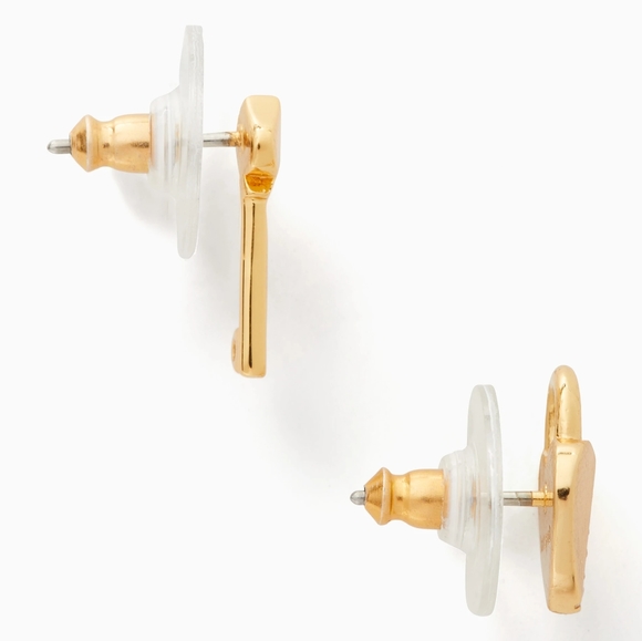 🆕 Kate Spade Lock & Spade Pave Lock Earrings - Picture 3 of 7